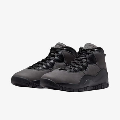 Air Jordan 10 Retro 'Shadow' (2025) [HJ6779-001] Athletic Basketball Sports Sneakers in Charred Grey / True Red - Black for Unisex Adult Mens - AVBL MRKT (1)