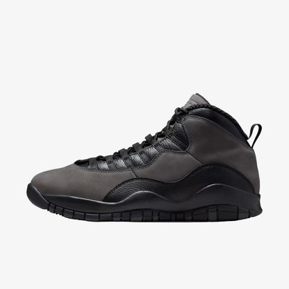 Air Jordan 10 Retro 'Shadow' (2025) [HJ6779-001] Athletic Basketball Sports Sneakers in Charred Grey / True Red - Black for Unisex Adult Mens - AVBL MRKT (2)