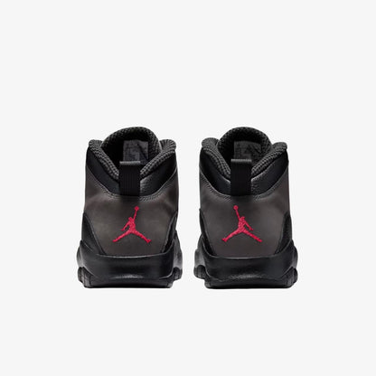 Air Jordan 10 Retro 'Shadow' (2025) [HJ6779-001] Athletic Basketball Sports Sneakers in Charred Grey / True Red - Black for Unisex Adult Mens - AVBL MRKT (6)