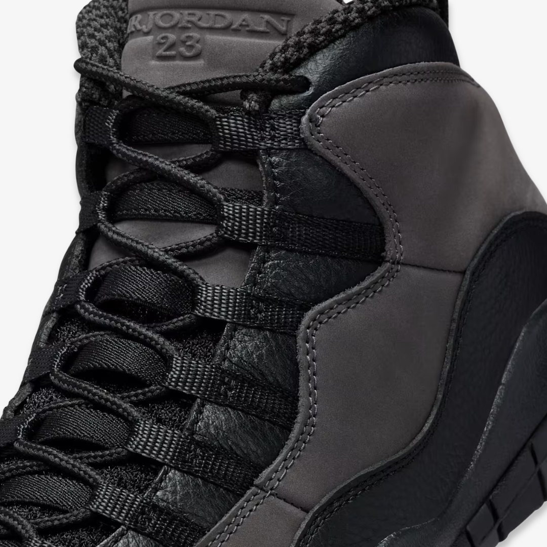 Air Jordan 10 Retro 'Shadow' (2025) [HJ6779-001] Athletic Basketball Sports Sneakers in Charred Grey / True Red - Black for Unisex Adult Mens - AVBL MRKT (7)