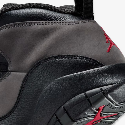 Air Jordan 10 Retro 'Shadow' (2025) [HJ6779-001] Athletic Basketball Sports Sneakers in Charred Grey / True Red - Black for Unisex Adult Mens - AVBL MRKT (8)