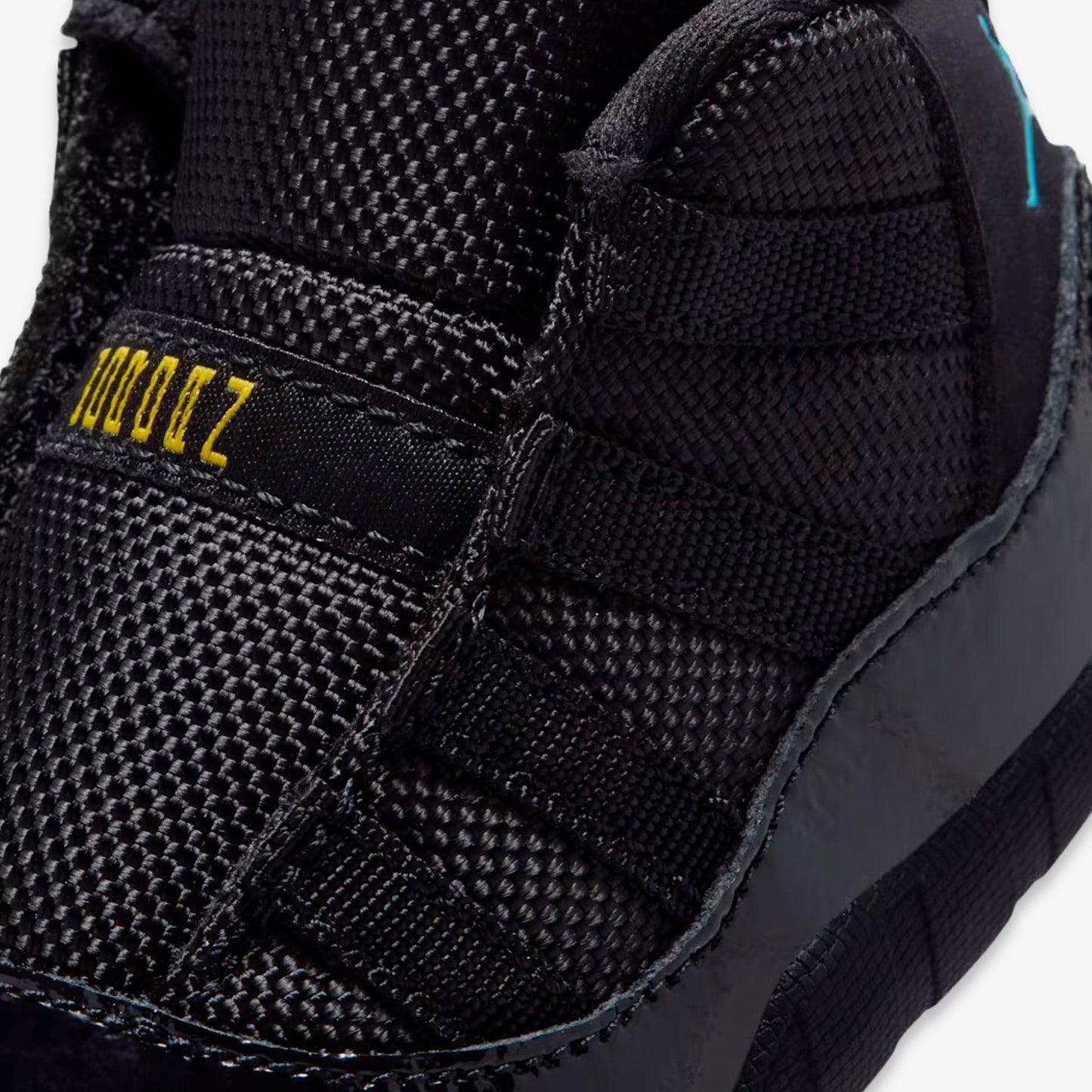 Air Jordan 11 Retro 'Black / Gamma Blue' (2025) (Crib Bootie) [CI6165-047] Athletic Basketball Sports Sneakers in Black / Gamma Blue - Black for Unisex Baby Infant Newborn Toddler - AVBL MRKT (7)
