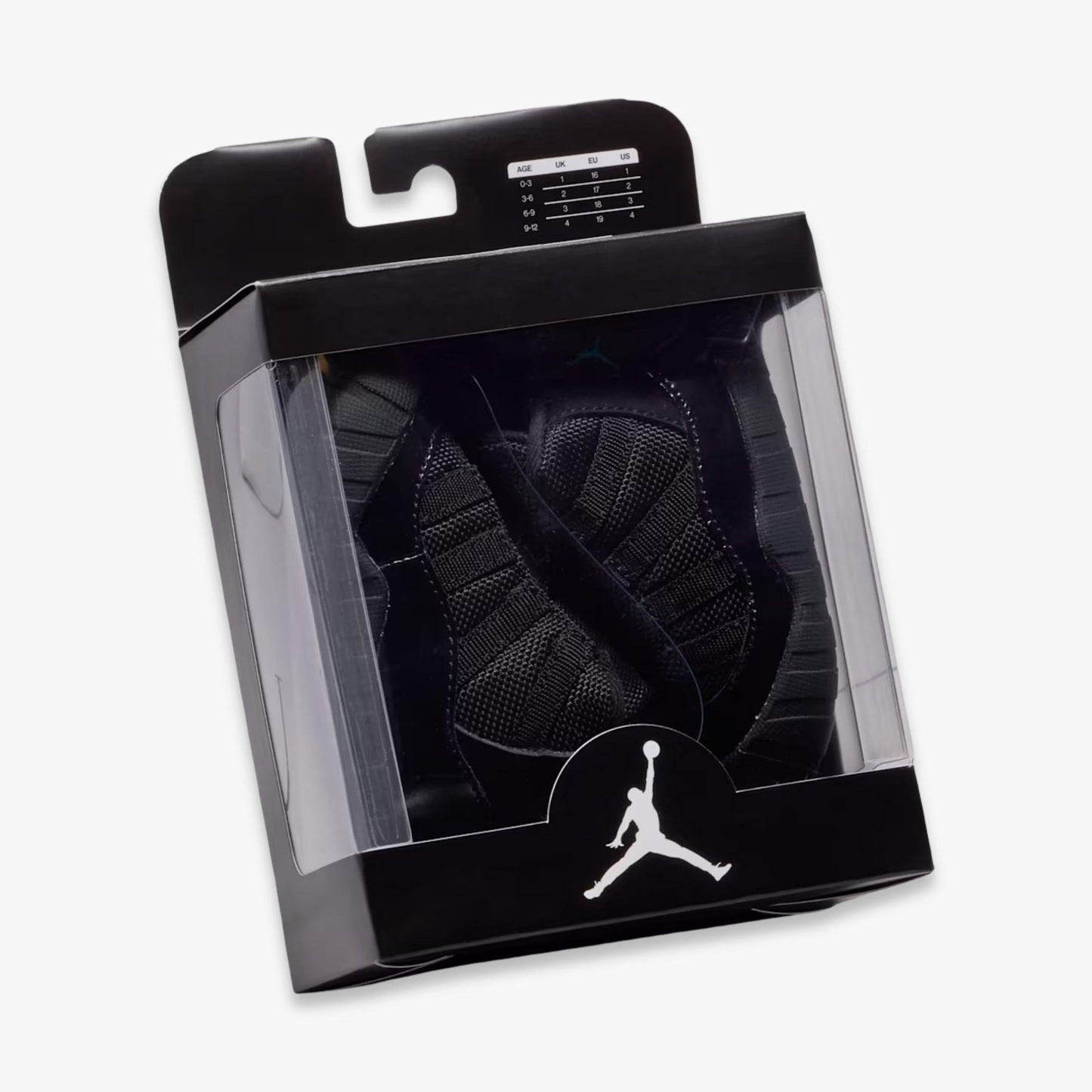 Air Jordan 11 Retro 'Black / Gamma Blue' (2025) (Crib Bootie) [CI6165-047] Athletic Basketball Sports Sneakers in Black / Gamma Blue - Black for Unisex Baby Infant Newborn Toddler - AVBL MRKT (9)