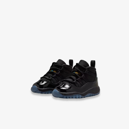 Air Jordan 11 Retro 'Black / Gamma Blue' (2025) (TD) [378040-047] Athletic Basketball Sports Sneakers in Black / Gamma Blue - Black for Unisex Baby Infant Toddler - AVBL MRKT (1)