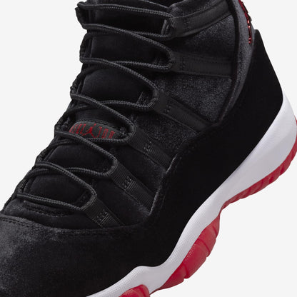 Air Jordan 11 Retro 'Bred Velvet' (2024) (Womens) [DB5457-061] Athletic Basketball Sports Sneakers in Black / Varsity Red - White for Unisex Adult Female Ladies Girls WMNS - AVBL MRKT (7)
