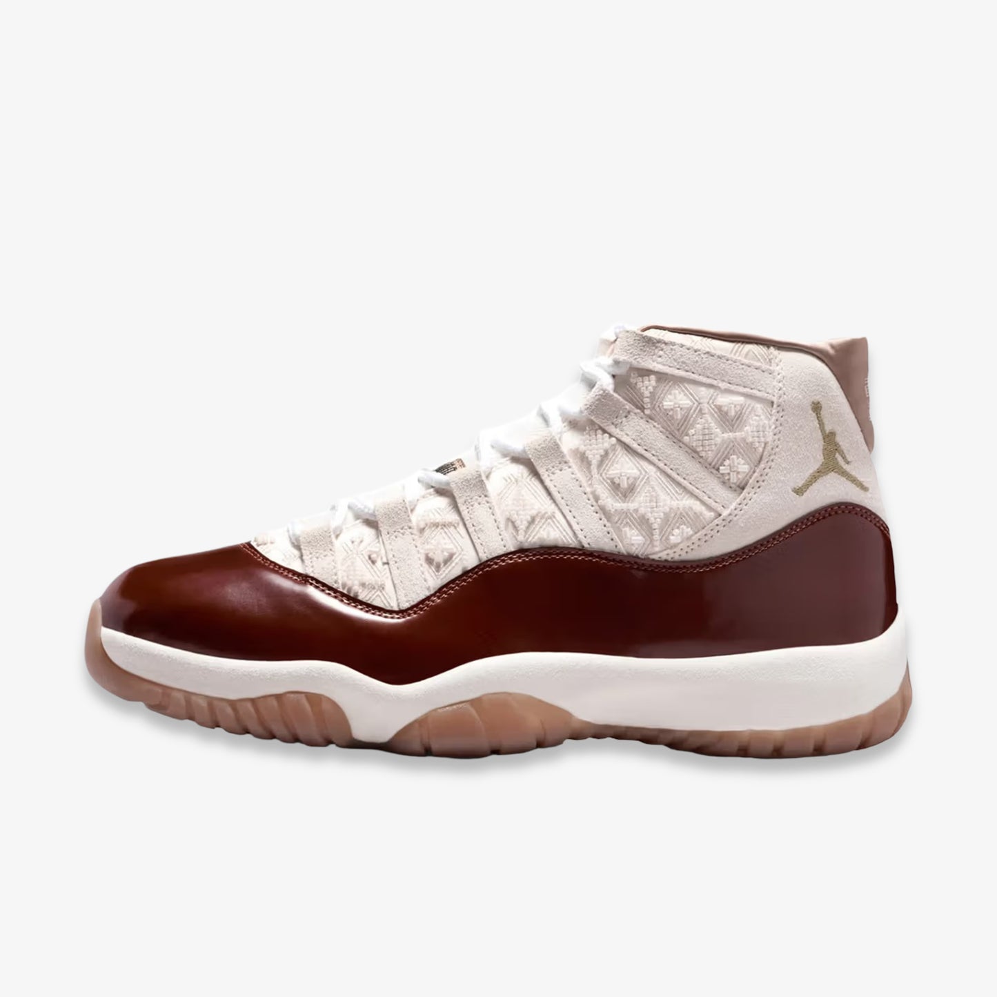 Air Jordan 11 Retro 'City Pack China / Gym Red' (2025) [IM8352-670] Athletic Basketball Sports Sneakers in Gym Red / Soft Pearl - Gum Medium Brown - Metallic Gold for Unisex Adult Mens - AVBL MRKT (2)