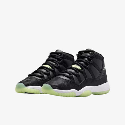 Air Jordan 11 Retro 'Inner Beast / Halloween' (2025) (GS) [IB1378-001] Athletic Basketball Sports Sneakers in Black / Barely Volt - Dark Raisin - White for Unisex Youth Kids Junior Boys Girls - AVBL MRKT (1)