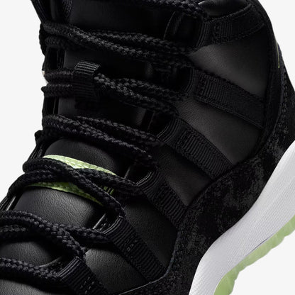 Air Jordan 11 Retro 'Inner Beast / Halloween' (2025) (PS) [IB1379-001] Athletic Basketball Sports Sneakers in Black / Barely Volt - Dark Raisin - White for Unisex Little Kids Pre-School Boys Girls - AVBL MRKT (7)