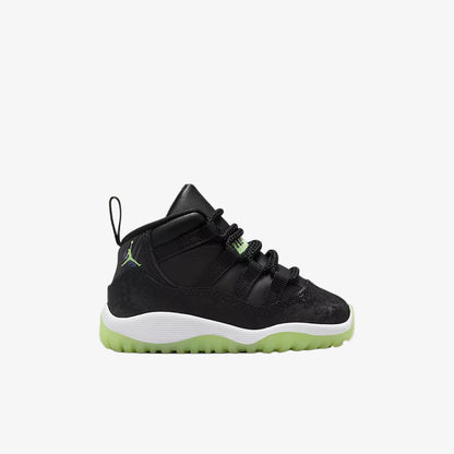 Air Jordan 11 Retro 'Inner Beast / Halloween' (2025) (TD) [IB1380-001] Athletic Basketball Sports Sneakers in Black / Barely Volt - Dark Raisin - White for Unisex Baby Infant Toddler - AVBL MRKT (4)