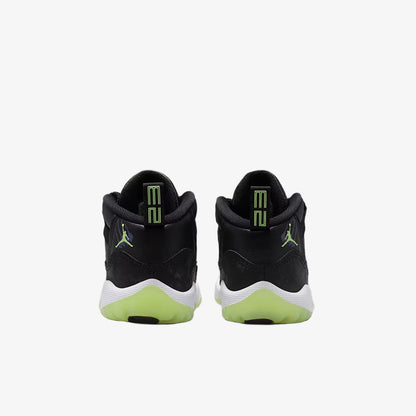 Air Jordan 11 Retro 'Inner Beast / Halloween' (2025) (TD) [IB1380-001] Athletic Basketball Sports Sneakers in Black / Barely Volt - Dark Raisin - White for Unisex Baby Infant Toddler - AVBL MRKT (6)