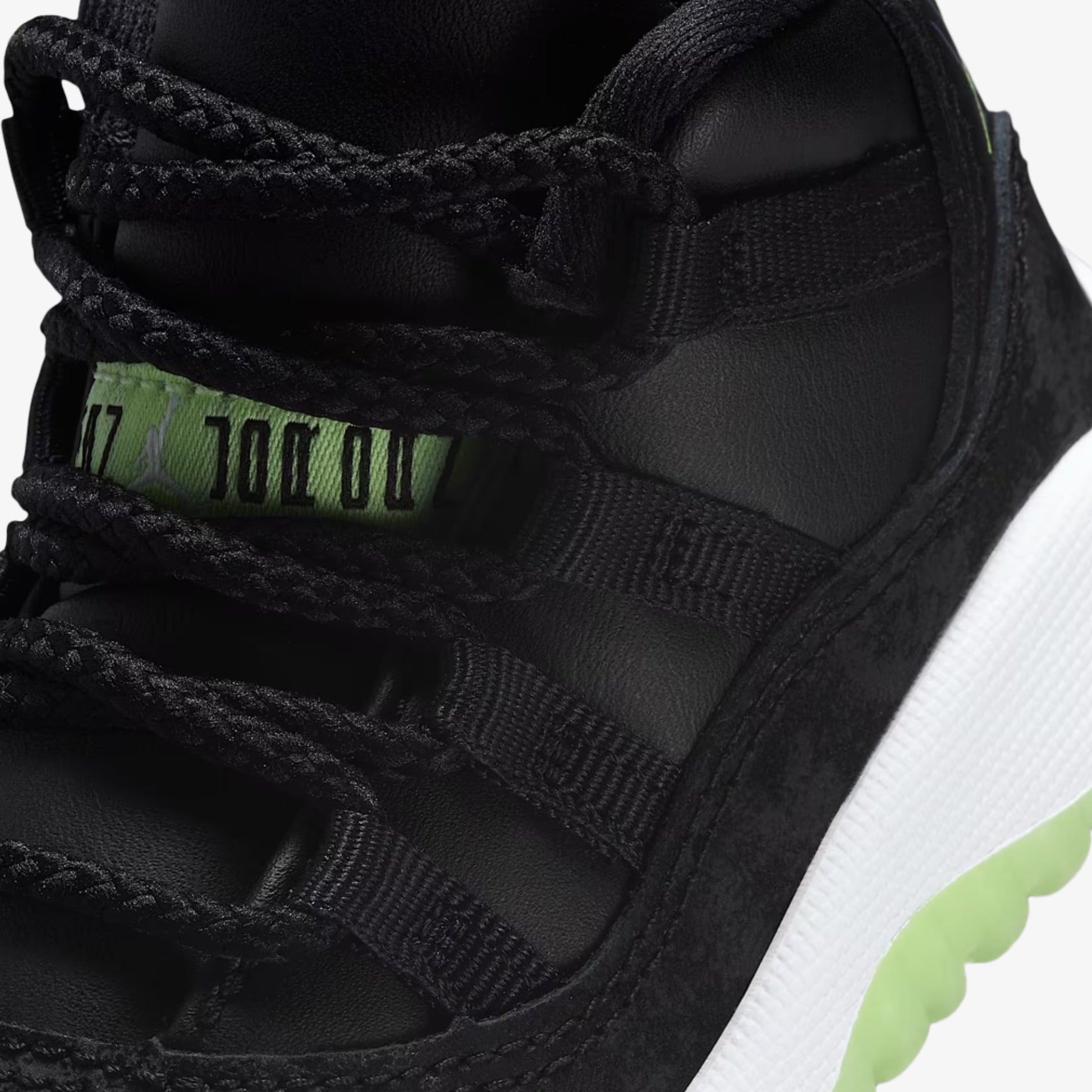 Air Jordan 11 Retro 'Inner Beast / Halloween' (2025) (TD) [IB1380-001] Athletic Basketball Sports Sneakers in Black / Barely Volt - Dark Raisin - White for Unisex Baby Infant Toddler - AVBL MRKT (7)