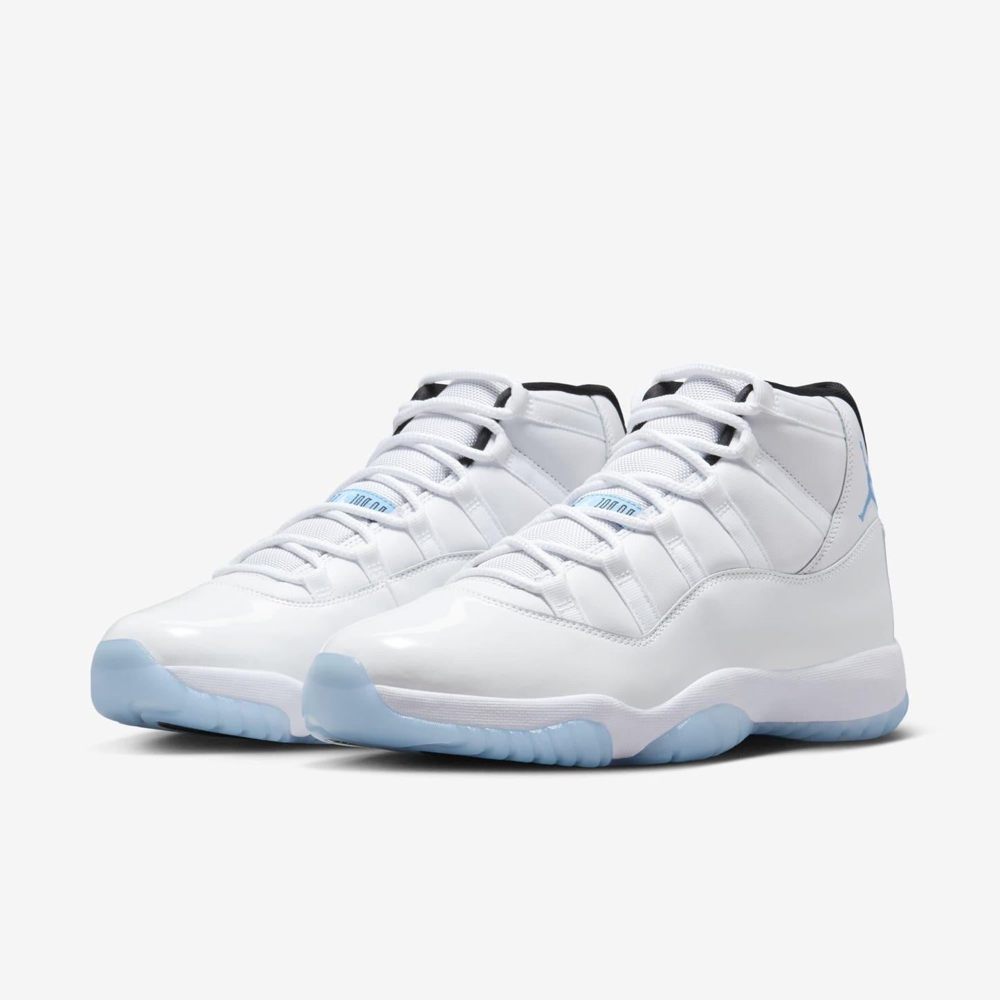 Air Jordan 11 Retro 'Legend Blue / Columbia' (2024) [CT8012-104] Athletic Basketball Sports Sneakers in White / Legend Blue - Black for Unisex Adult Mens - AVBL MRKT (1)