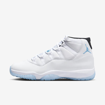 Air Jordan 11 Retro 'Legend Blue / Columbia' (2024) [CT8012-104] Athletic Basketball Sports Sneakers in White / Legend Blue - Black for Unisex Adult Mens - AVBL MRKT (2)