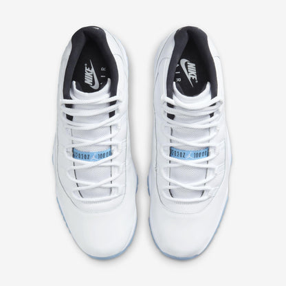 Air Jordan 11 Retro 'Legend Blue / Columbia' (2024) [CT8012-104] Athletic Basketball Sports Sneakers in White / Legend Blue - Black for Unisex Adult Mens - AVBL MRKT (5)