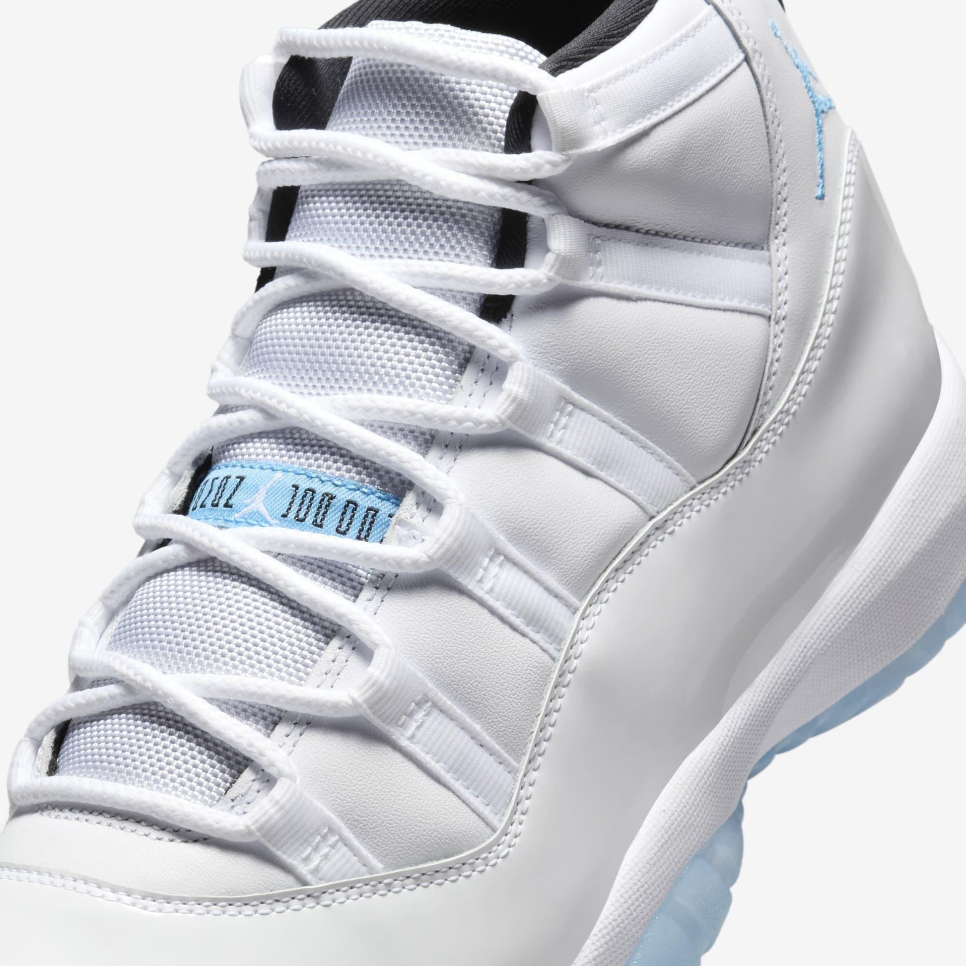 Air Jordan 11 Retro 'Legend Blue / Columbia' (2024) [CT8012-104] Athletic Basketball Sports Sneakers in White / Legend Blue - Black for Unisex Adult Mens - AVBL MRKT (7)