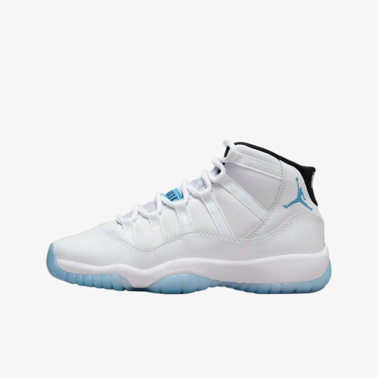 Air Jordan 11 Retro 'Legend Blue / Columbia' (2024) (GS) [378038-104] Athletic Basketball Sports Sneakers in White / Legend Blue - Black for Unisex Youth Kids Junior Boys Girls - AVBL MRKT (2)
