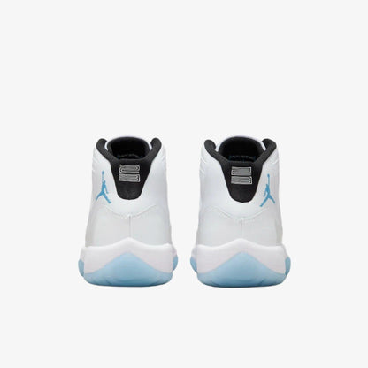 Air Jordan 11 Retro 'Legend Blue / Columbia' (2024) (GS) [378038-104] Athletic Basketball Sports Sneakers in White / Legend Blue - Black for Unisex Youth Kids Junior Boys Girls - AVBL MRKT (6)