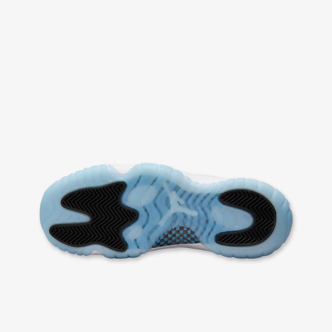 Air Jordan 11 Retro 'Legend Blue / Columbia' (2024) (GS) [378038-104] Athletic Basketball Sports Sneakers in White / Legend Blue - Black for Unisex Youth Kids Junior Boys Girls - AVBL MRKT (9)
