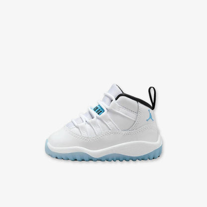 Air Jordan 11 Retro 'Legend Blue / Columbia' (2024) (TD) [378040-104] Athletic Basketball Sports Sneakers in White / Legend Blue - Black for Unisex Baby Infant Toddler - AVBL MRKT (2)