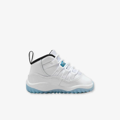 Air Jordan 11 Retro 'Legend Blue / Columbia' (2024) (TD) [378040-104] Athletic Basketball Sports Sneakers in White / Legend Blue - Black for Unisex Baby Infant Toddler - AVBL MRKT (4)