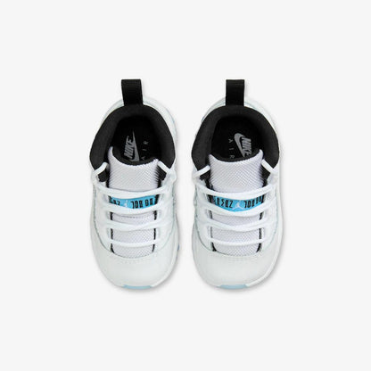 Air Jordan 11 Retro 'Legend Blue / Columbia' (2024) (TD) [378040-104] Athletic Basketball Sports Sneakers in White / Legend Blue - Black for Unisex Baby Infant Toddler - AVBL MRKT (5)
