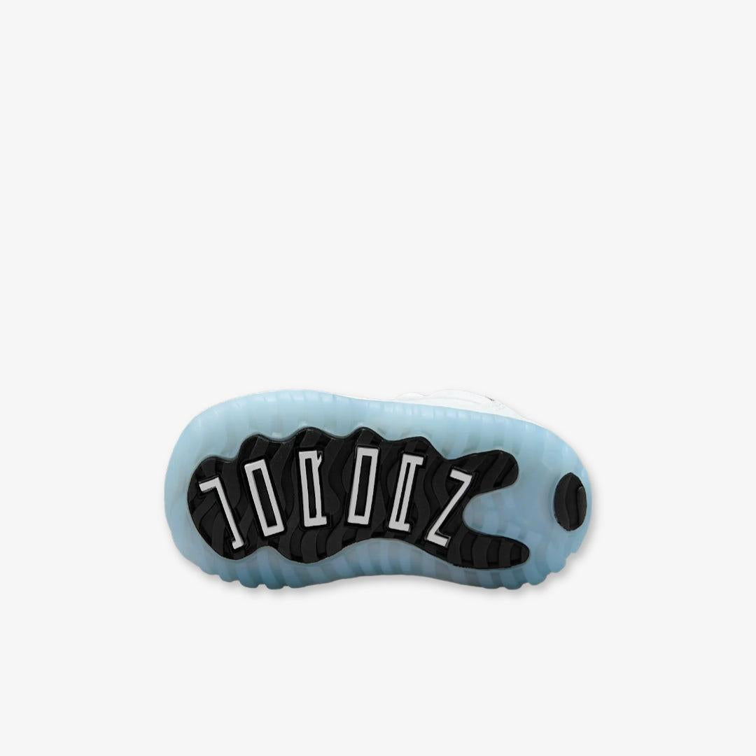 Air Jordan 11 Retro 'Legend Blue / Columbia' (2024) (TD) [378040-104] Athletic Basketball Sports Sneakers in White / Legend Blue - Black for Unisex Baby Infant Toddler - AVBL MRKT (8)