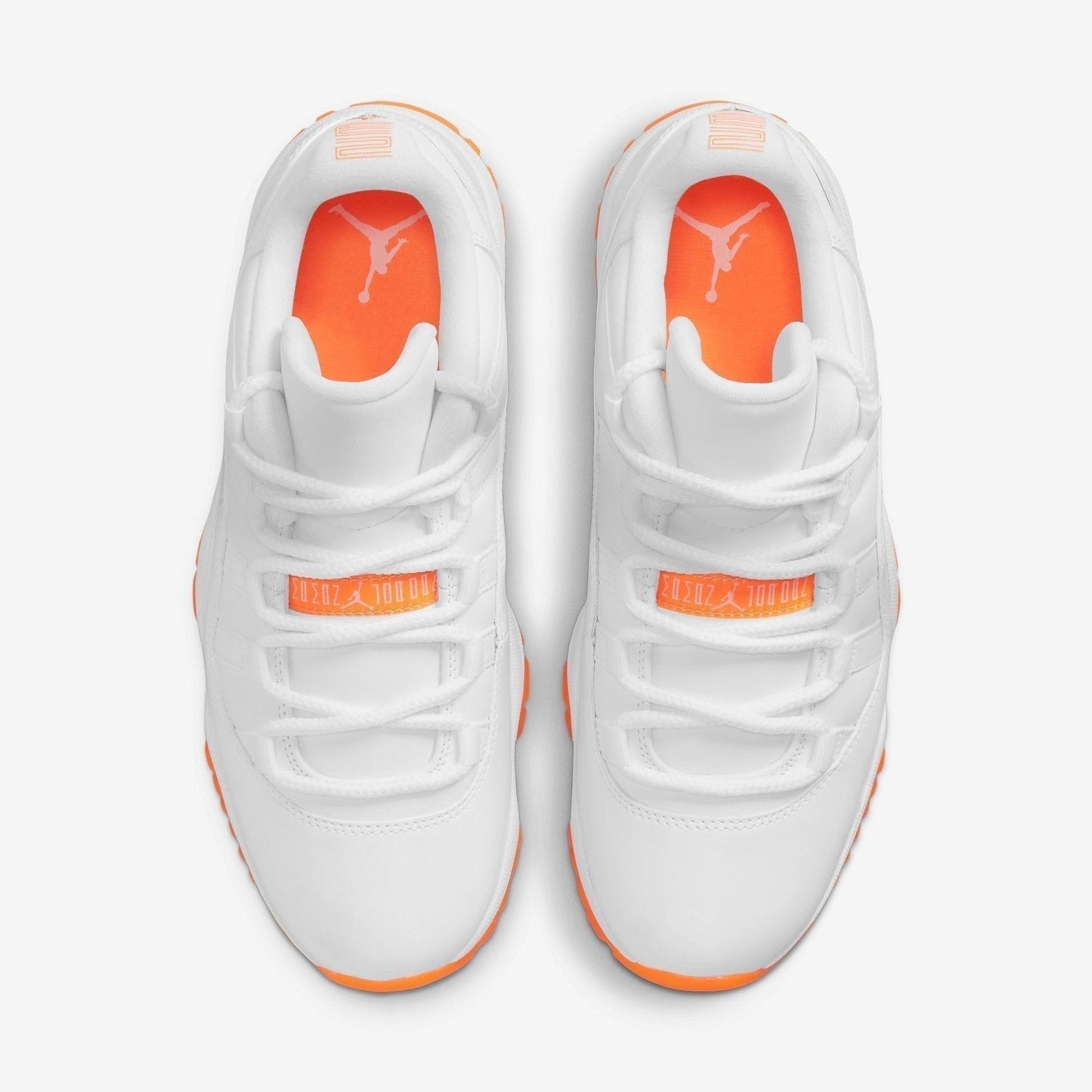 Air Jordan 11 Retro Low 'Bright Citrus' (2021) (Womens) [AH7860-139] Athletic Basketball Sports Sneakers in White / Bright Citrus for Unisex Adult Female Ladies Girls WMNS - AVBL MRKT (5)