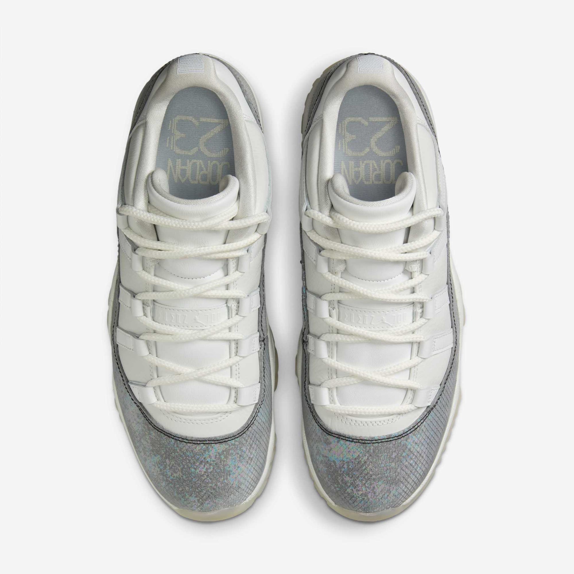 Air Jordan 11 Retro Low CNY 'Year of the Snake' (2025) [HQ7000-001] Athletic Basketball Sports Sneakers in Summit White / Football Grey - Black for Unisex Adult Mens - AVBL MRKT (5)