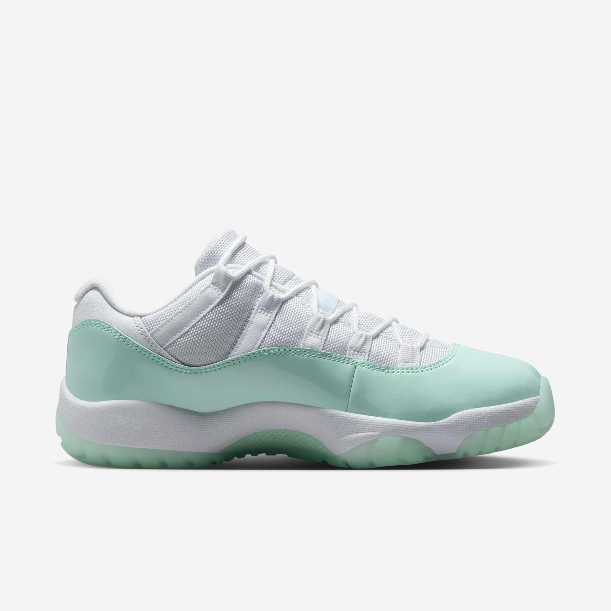 Air Jordan 11 Retro Low 'Igloo' (2025) (Womens) [AH7860-103] Athletic Basketball Sports Sneakers in White / Igloo for Unisex Adult Female Ladies Girls WMNS - AVBL MRKT (4)