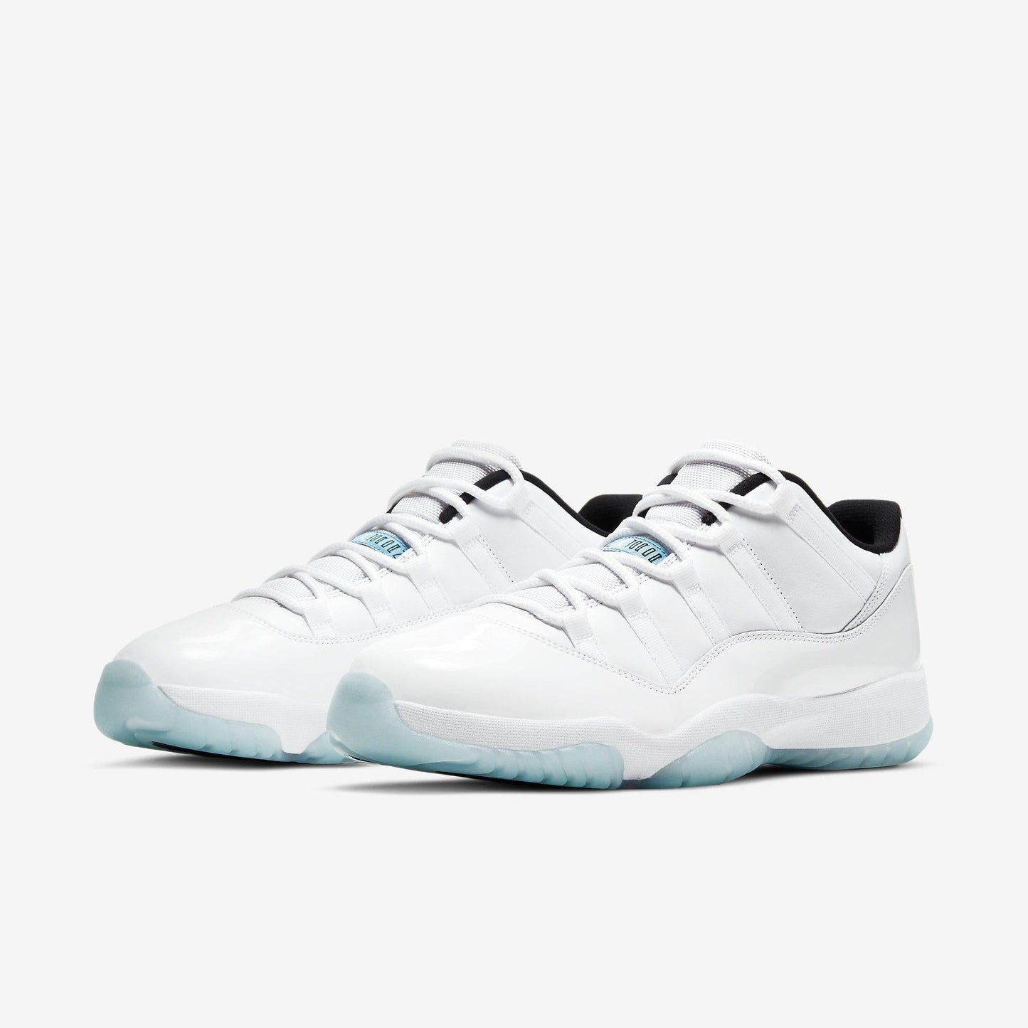 Air Jordan 11 Retro Low 'Legend Blue / Columbia' (2021) [AV2187-117] Athletic Basketball Sports Sneakers in White / Legend Blue - White - Black for Unisex Adult Mens - AVBL MRKT (1)