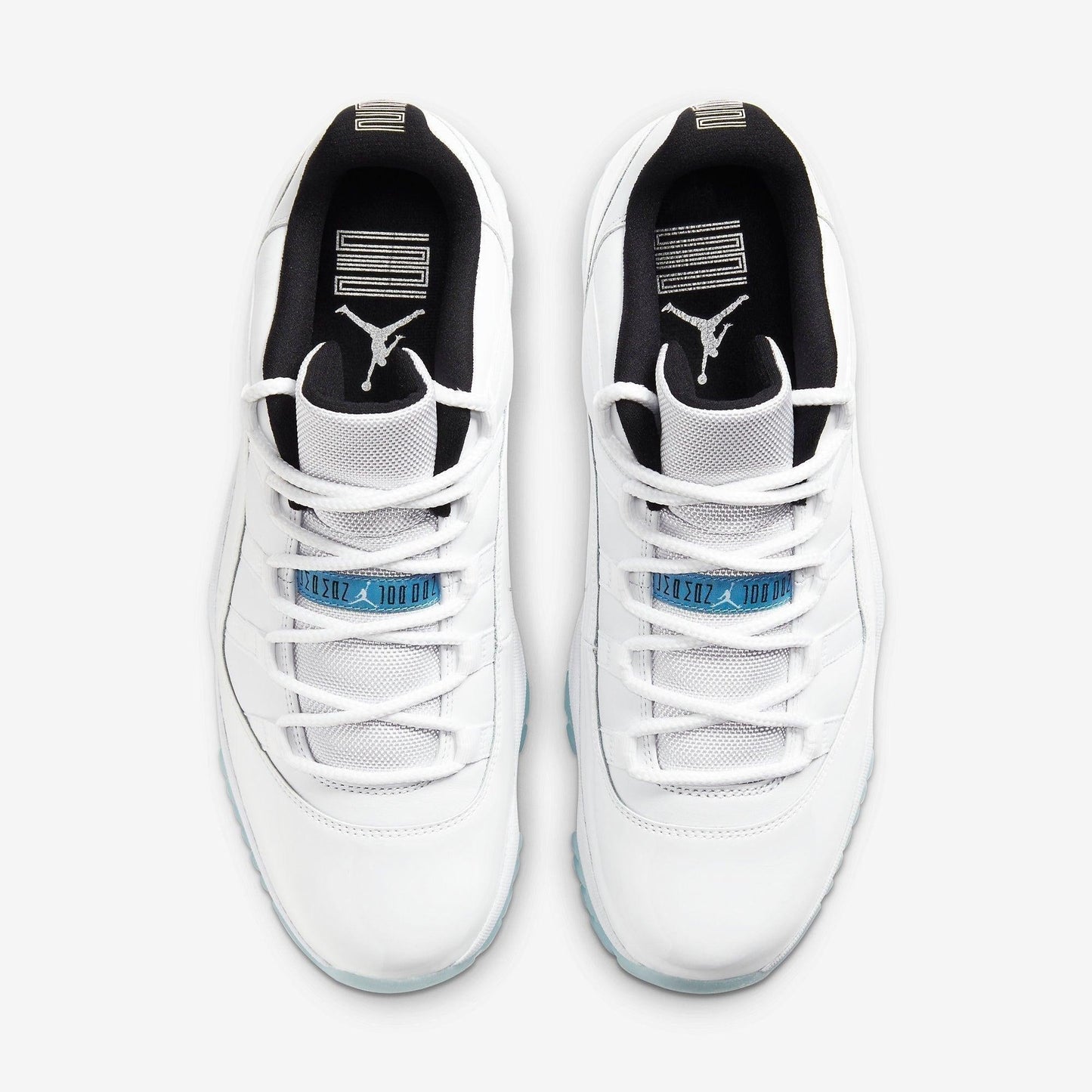 Air Jordan 11 Retro Low 'Legend Blue / Columbia' (2021) [AV2187-117] Athletic Basketball Sports Sneakers in White / Legend Blue - White - Black for Unisex Adult Mens - AVBL MRKT (5)