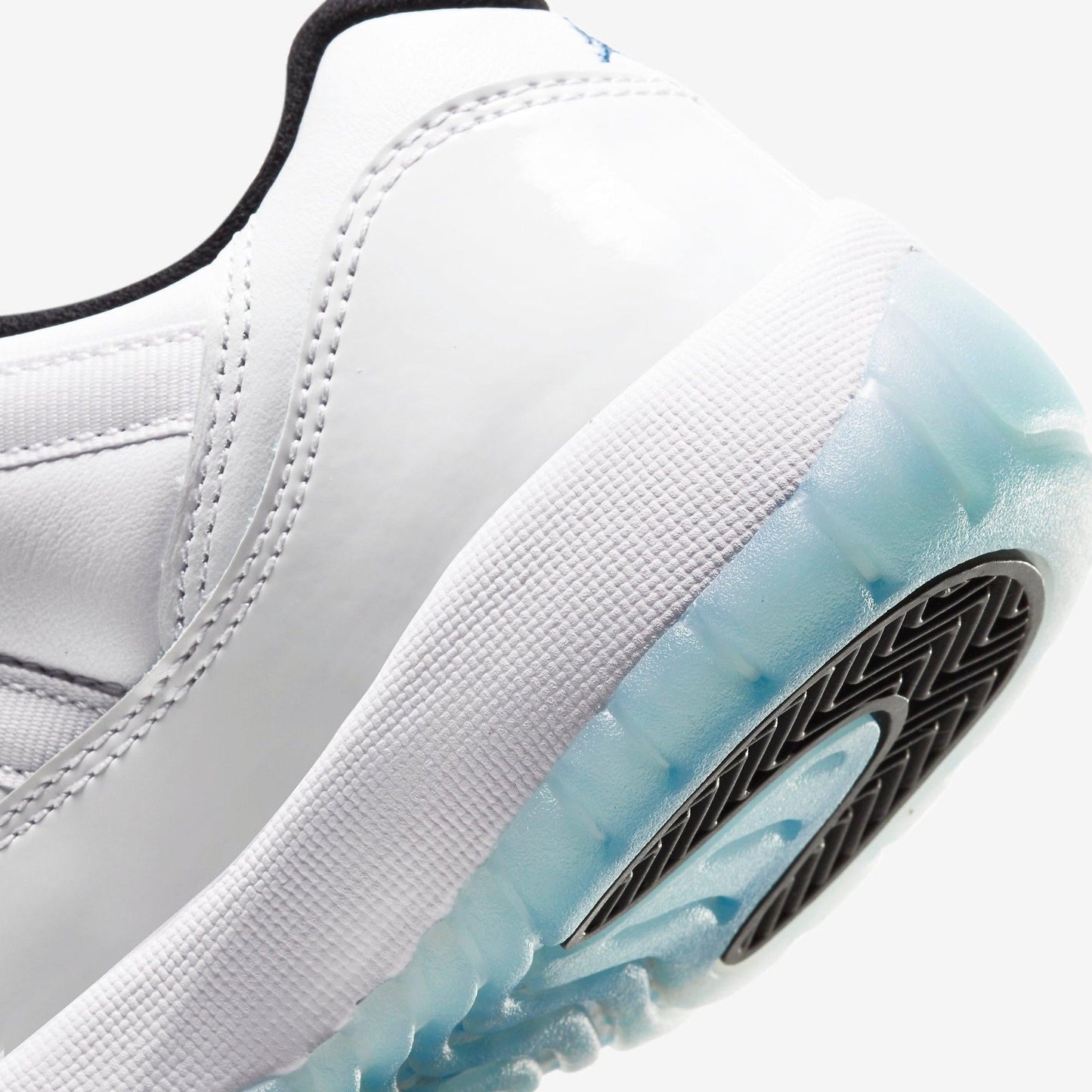 Air Jordan 11 Retro Low 'Legend Blue / Columbia' (2021) (GS) [528896-117] Athletic Basketball Sports Sneakers in White / Legend Blue - White - Black for Unisex Youth Kids Junior Boys Girls - AVBL MRKT (8)
