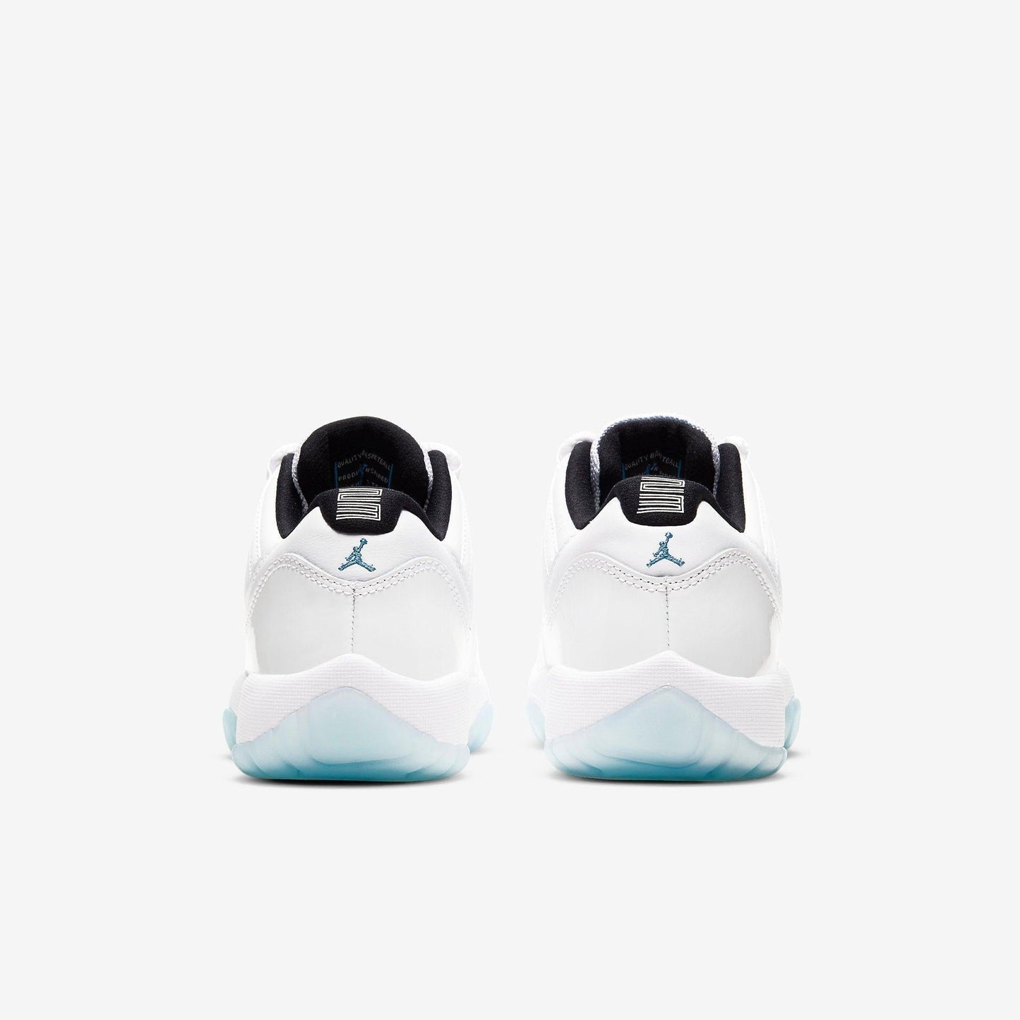 Air Jordan 11 Retro Low 'Legend Blue / Columbia' (2021) (GS) [528896-117] Athletic Basketball Sports Sneakers in White / Legend Blue - White - Black for Unisex Youth Kids Junior Boys Girls - AVBL MRKT (6)