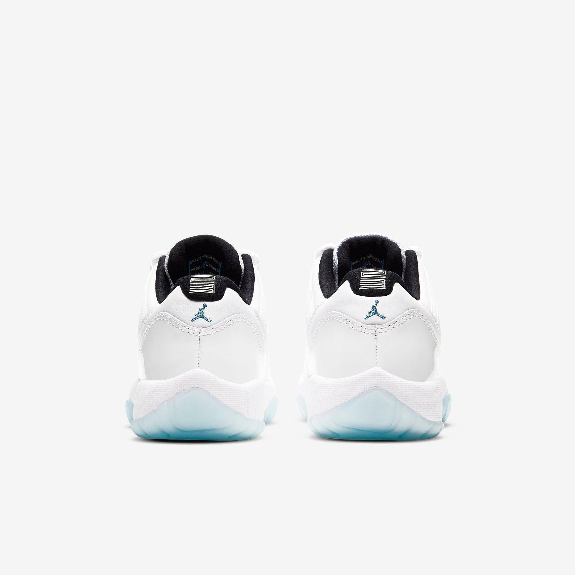 Air Jordan 11 Retro Low 'Legend Blue / Columbia' (2021) (GS) [528896-117] Athletic Basketball Sports Sneakers in White / Legend Blue - White - Black for Unisex Youth Kids Junior Boys Girls - AVBL MRKT (6)