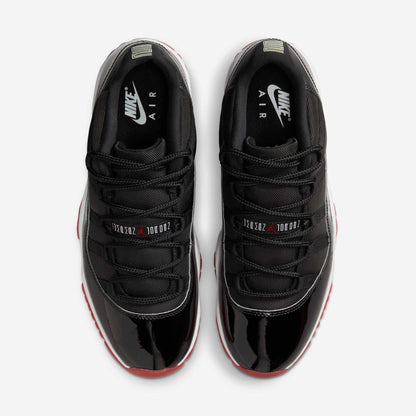 Air Jordan 11 Retro Low 'Playoffs / Bred' (2025) [FV5104-006] Athletic Basketball Sports Sneakers in Black / Varsity Red - White for Unisex Adult Mens - AVBL MRKT (5)