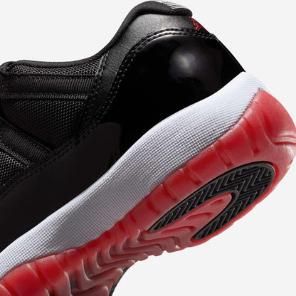 Air Jordan 11 Retro Low 'Playoffs / Bred' (2025) (GS) [FV5121-006] Athletic Basketball Sports Sneakers in Black / Varsity Red - White for Unisex Youth Kids Junior Boys Girls - AVBL MRKT (8)