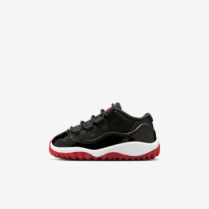 Air Jordan 11 Retro Low 'Playoffs / Bred' (2025) (TD) [FV5120-006] Athletic Basketball Sports Sneakers in Black / Varsity Red - White for Unisex Baby Infant Toddler - AVBL MRKT (2)