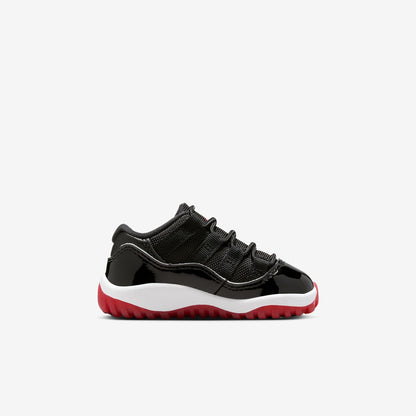 Air Jordan 11 Retro Low 'Playoffs / Bred' (2025) (TD) [FV5120-006] Athletic Basketball Sports Sneakers in Black / Varsity Red - White for Unisex Baby Infant Toddler - AVBL MRKT (4)