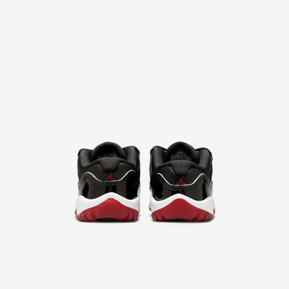 Air Jordan 11 Retro Low 'Playoffs / Bred' (2025) (TD) [FV5120-006] Athletic Basketball Sports Sneakers in Black / Varsity Red - White for Unisex Baby Infant Toddler - AVBL MRKT (6)