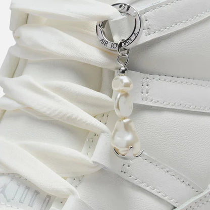 Air Jordan 11 Retro 'Pearl / Grand Finale' (2025) (Womens) [AR0715-110] Athletic Basketball Sports Sneakers in Sail / Pearl Grey - White - Metallic Silver for Unisex Adult Female Ladies Girls WMNS - AVBL MRKT (7)