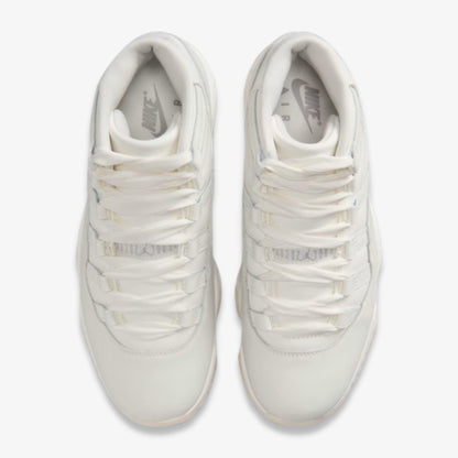 Air Jordan 11 Retro 'Pearl / Grand Finale' (2025) (Womens) [AR0715-110] Athletic Basketball Sports Sneakers in Sail / Pearl Grey - White - Metallic Silver for Unisex Adult Female Ladies Girls WMNS - AVBL MRKT (5)