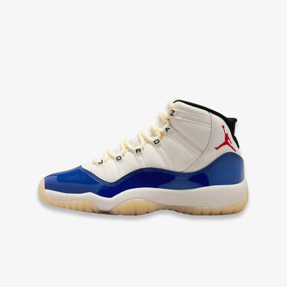 Air Jordan 11 Retro 'Rare Air' (2025) (GS) [IH2364-400] Athletic Basketball Sports Sneakers in Deep Royal Blue / Fire Red - Sail for Unisex Youth Kids Junior Boys Girls - AVBL MRKT (2)