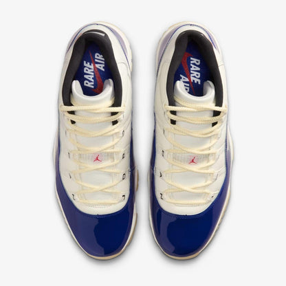 Air Jordan 11 Retro 'Rare Air' (2025) [IH0296-400] Athletic Basketball Sports Sneakers in Deep Royal Blue / Fire Red - Sail for Unisex Adult Mens - AVBL MRKT (5)