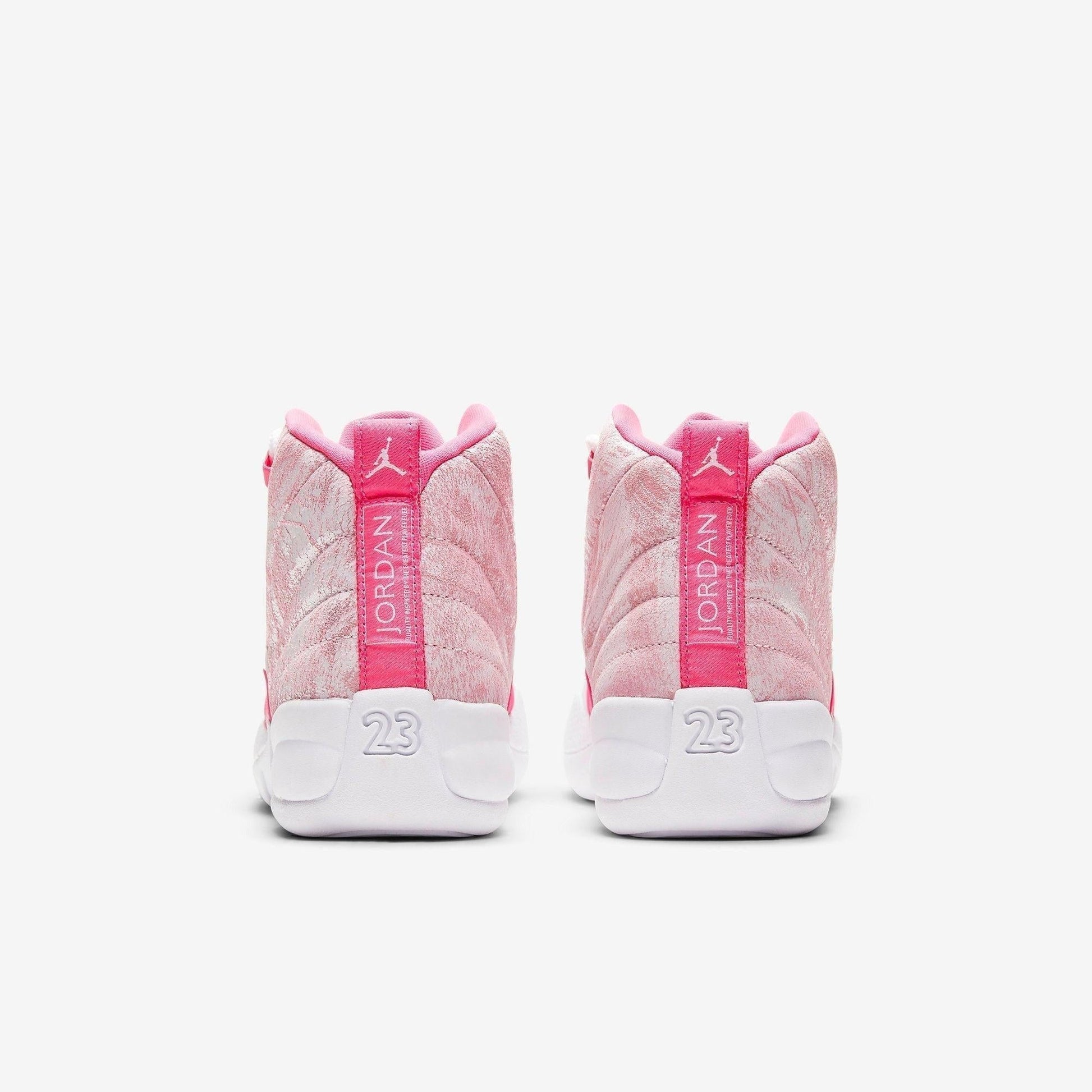 Air Jordan 12 Retro 'Arctic Punch' (2021) (GS) [510815-101] Athletic Basketball Sports Sneakers in White / Arctic Punch - Hyper Pink for Unisex Youth Kids Junior Boys Girls - AVBL MRKT (6)