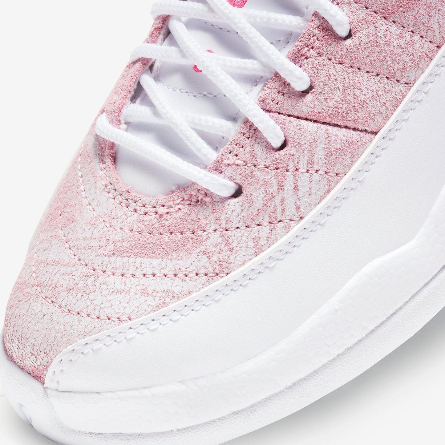 Air Jordan 12 Retro 'Arctic Punch' (2021) (GS) [510815-101] Athletic Basketball Sports Sneakers in White / Arctic Punch - Hyper Pink for Unisex Youth Kids Junior Boys Girls - AVBL MRKT (7)