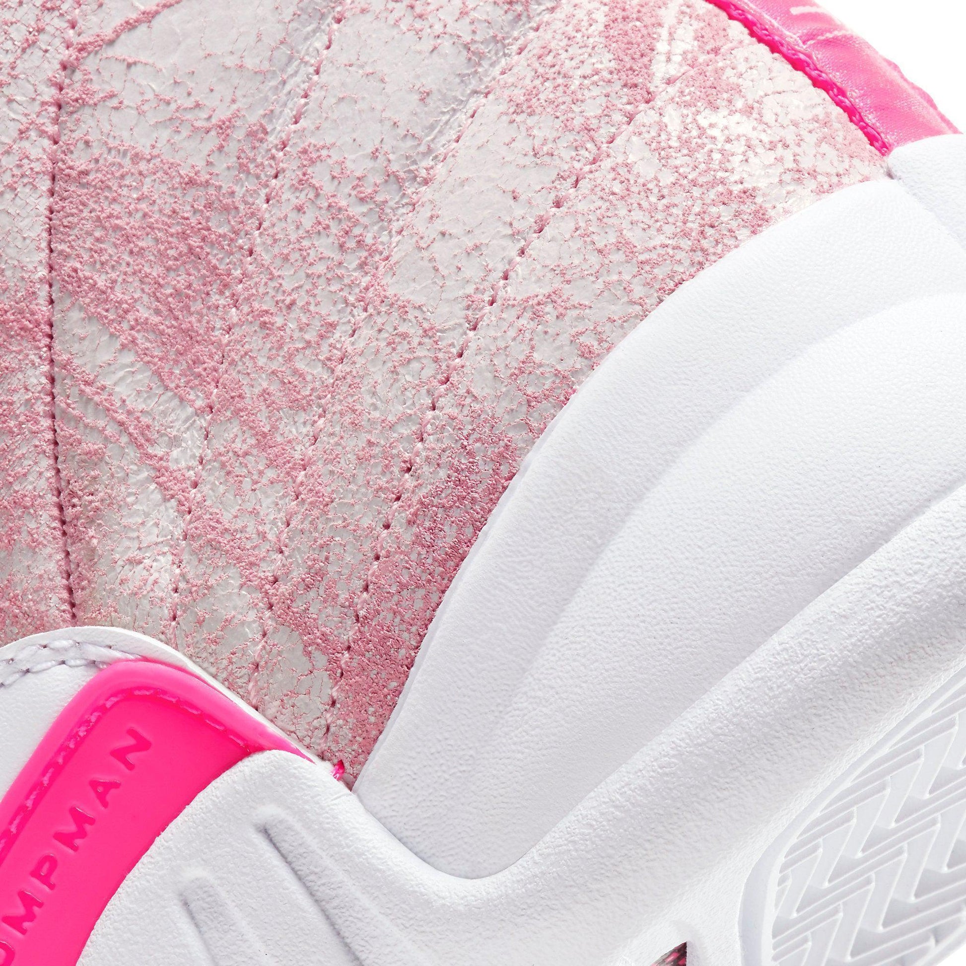 Air Jordan 12 Retro 'Arctic Punch' (2021) (GS) [510815-101] Athletic Basketball Sports Sneakers in White / Arctic Punch - Hyper Pink for Unisex Youth Kids Junior Boys Girls - AVBL MRKT (8)