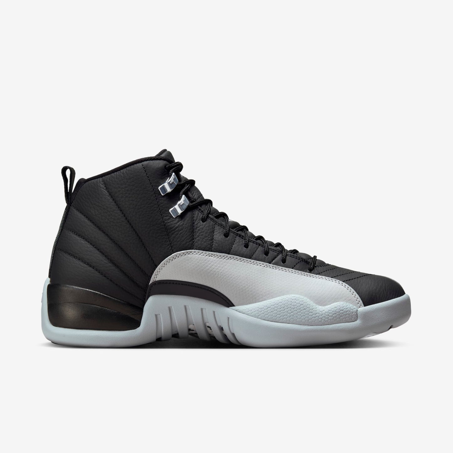 Air Jordan 12 Retro 'Birmingham Barons' (2024) [CT8013-010] Athletic Basketball Sports Sneakers in Black / Wolf Grey - White for Unisex Adult Mens - AVBL MRKT (4)