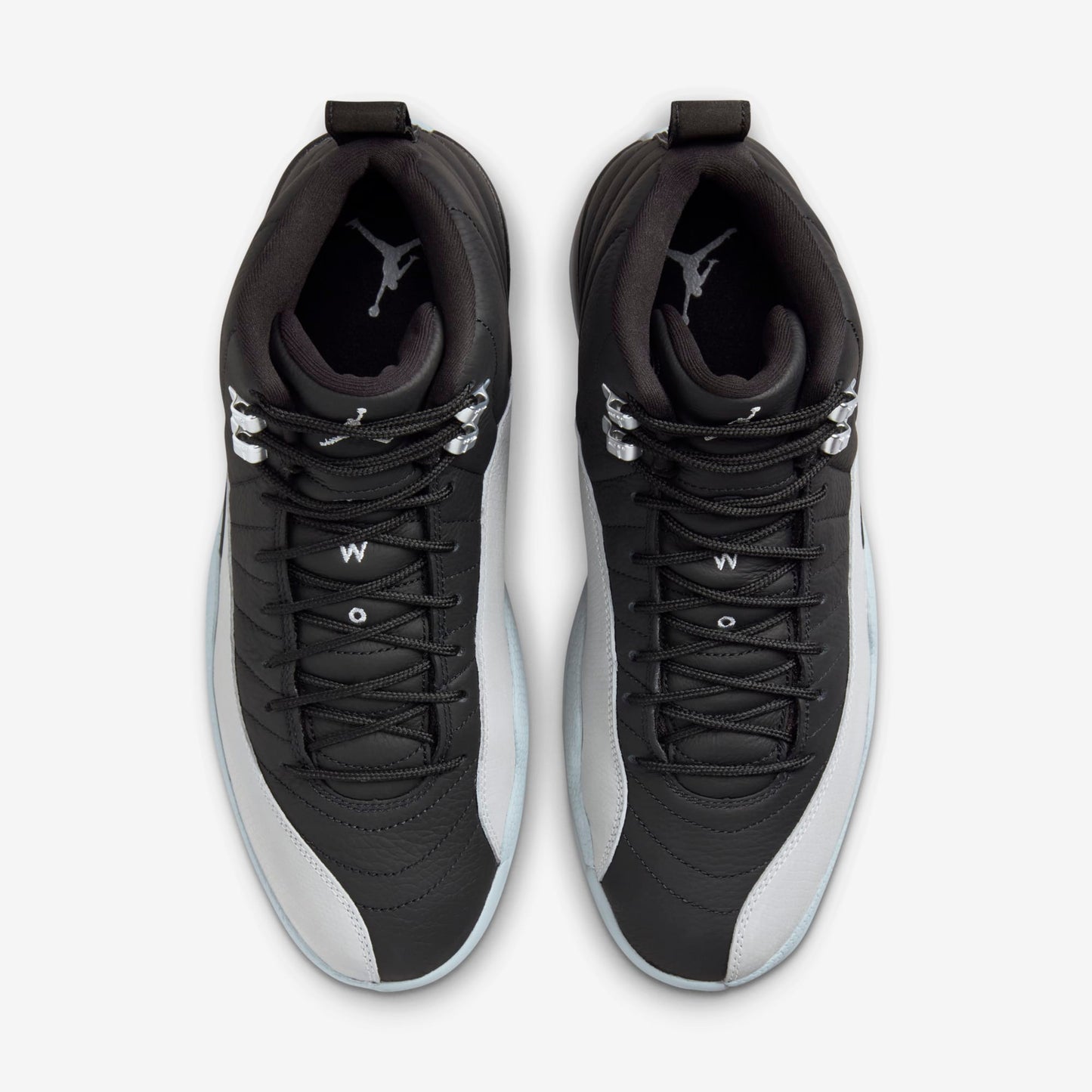 Air Jordan 12 Retro 'Birmingham Barons' (2024) [CT8013-010] Athletic Basketball Sports Sneakers in Black / Wolf Grey - White for Unisex Adult Mens - AVBL MRKT (5)