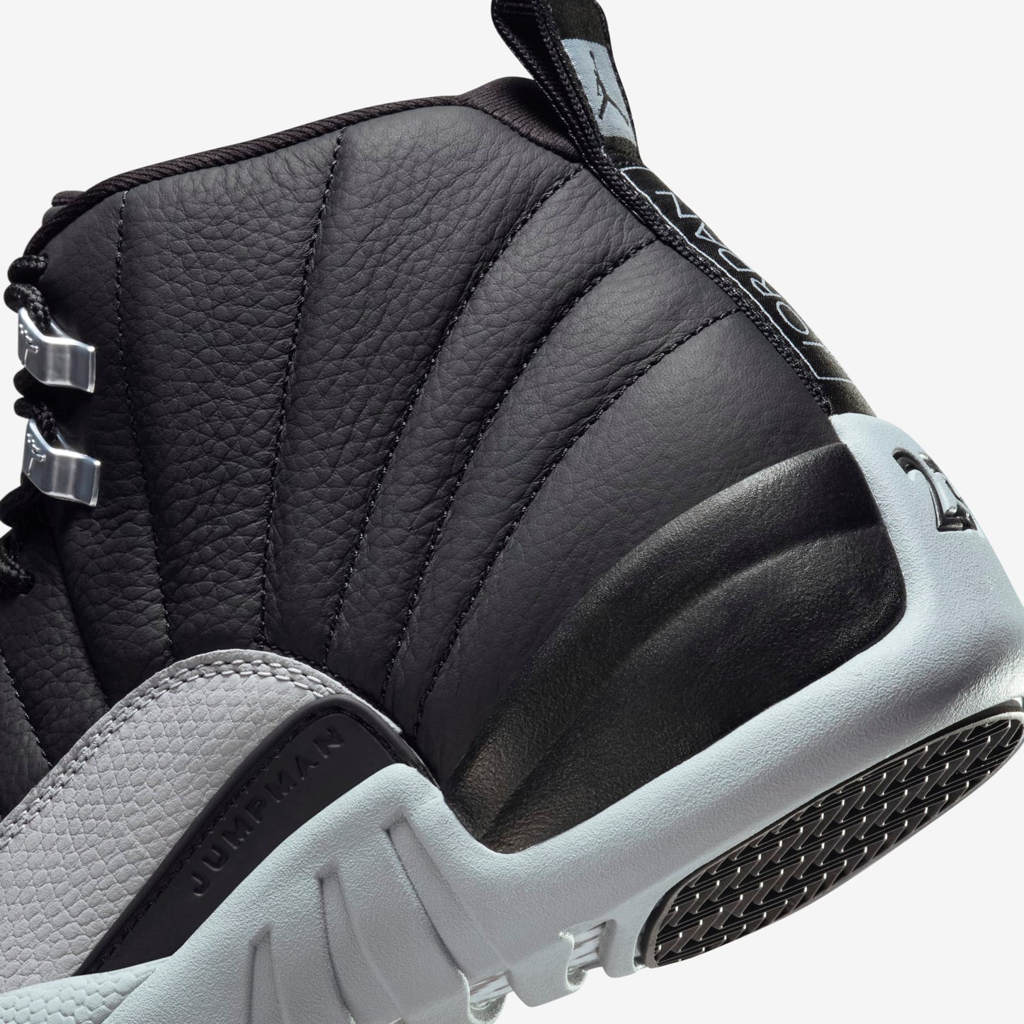Air Jordan 12 Retro 'Birmingham Barons' (2024) [CT8013-010] Athletic Basketball Sports Sneakers in Black / Wolf Grey - White for Unisex Adult Mens - AVBL MRKT (8)