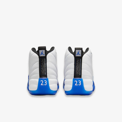 Air Jordan 12 Retro 'Blueberry / Game Royal' (2024) (GS) [153265-140] Athletic Basketball Sports Sneakers in White / Black - Game Royal for Unisex Youth Kids Junior Boys Girls - AVBL MRKT (6)
